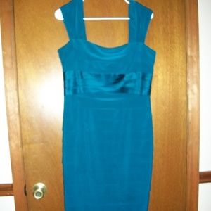 Womens Jones New York teal dress zie 10 cocktail